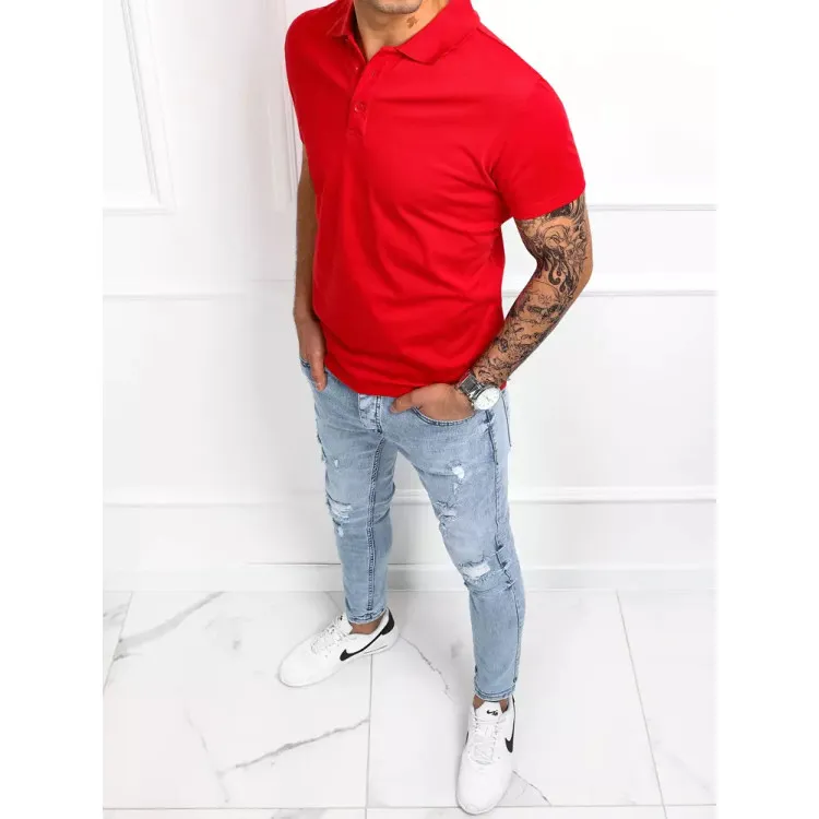 Vīriešu sarkans polo krekls Palom PX0515