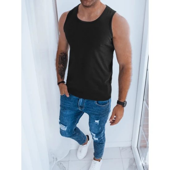 T-krekls bez piedurknēm melns Korel RX5338