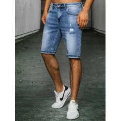 Zilas džinsa vīriešu bikses Temo