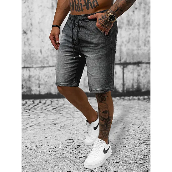 Džinsa šorti melni Karum NB/MP0276N