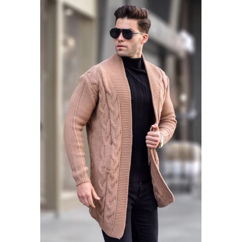 Brūns vīriešu džemperis Roget PK5996 Premium