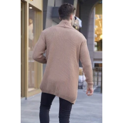 Brūns vīriešu džemperis Roget