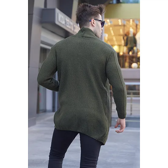 Vīriešu haki krāsas džemperis Roget PK5996 Premium