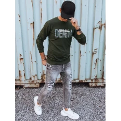 Haki krāsas vīriešu džemperis Vovek