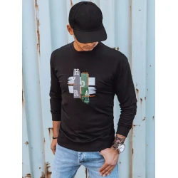 Melns vīriešu džemperis Livol