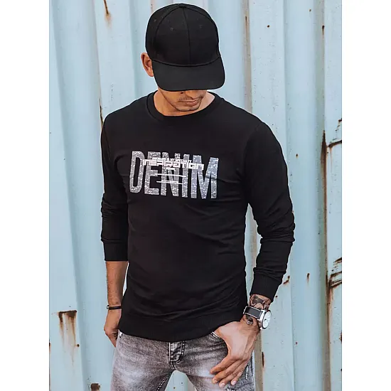 Melns vīriešu džemperis Vovek BX5359