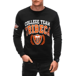 Vīriešu melns džemperis Tribe