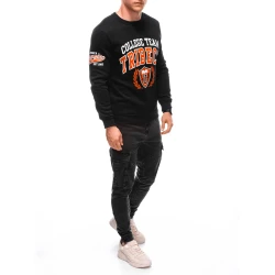 Vīriešu melns džemperis Tribe