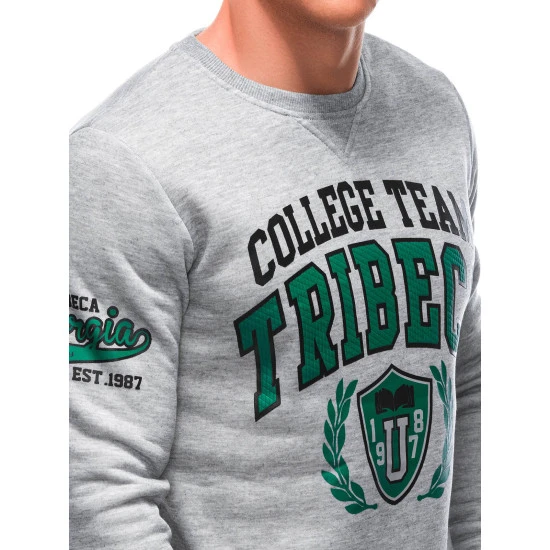 Vīriešu pelēks džemperis Tribe B1618