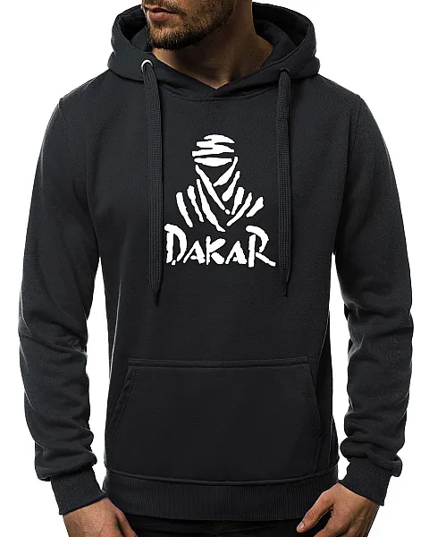 Melns vīriešu džemperis Dakar
