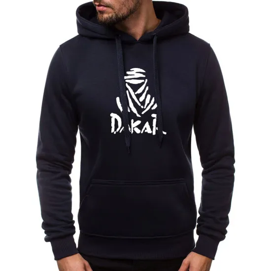 Dark blue mens hooded sweatshirt Dakar JS/2009
