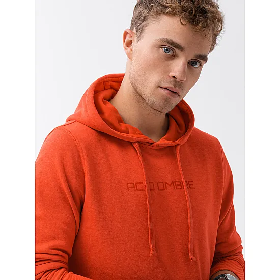 Oranžs vīriešu džemperis Lutol B1351