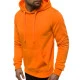 Oranžs vīriešu džemperis ar kapuci no Buvoli JS/2009