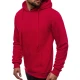 Sarkans vīriešu džemperis ar kapuci Buvoli JS/2009