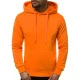 Oranžs vīriešu džemperis ar kapuci no Buvoli JS/2009