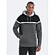 Tummanharmaa hupullinen pusero Vona V2 OM-SSNZ-22FW-014