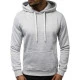 Vīriešu pelēks džemperis ar kapuci Buvoli JS/2009