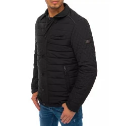 Vīriešu stepēta melna jaka Farrel