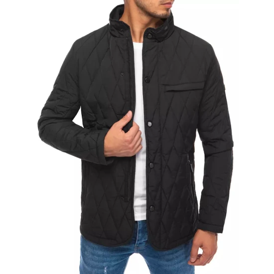 Vīriešu stepēta melna jaka Midon JS/22M111/1