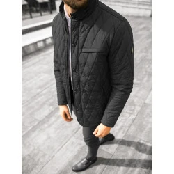 Vīriešu stepēta melna jaka Midon