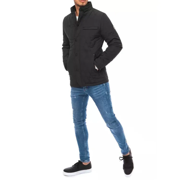 Vīriešu stepēta melna jaka Midon JS/22M111/1