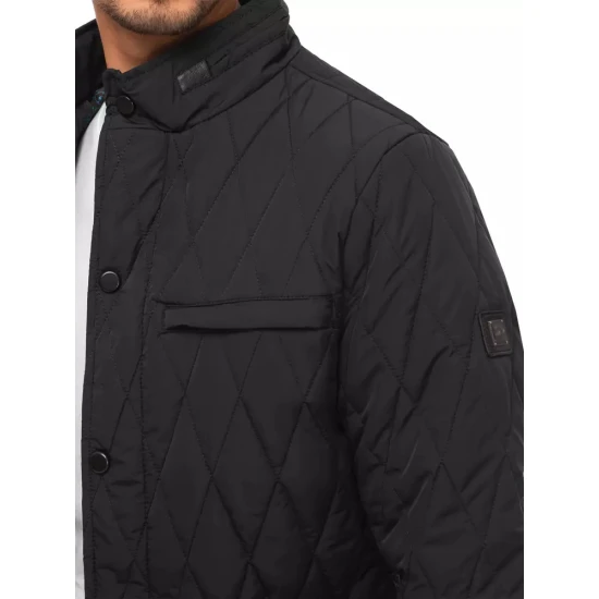 Vīriešu stepēta melna jaka Midon JS/22M111/1