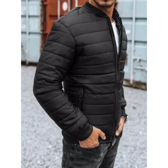 Vīriešu stepēta melna jaka Minti JS/MY02Z