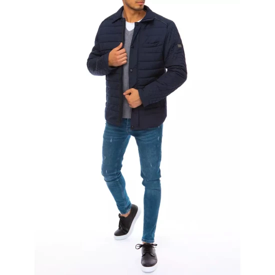 Vīriešu stepēta tumši zila jaka Farrel TX3893