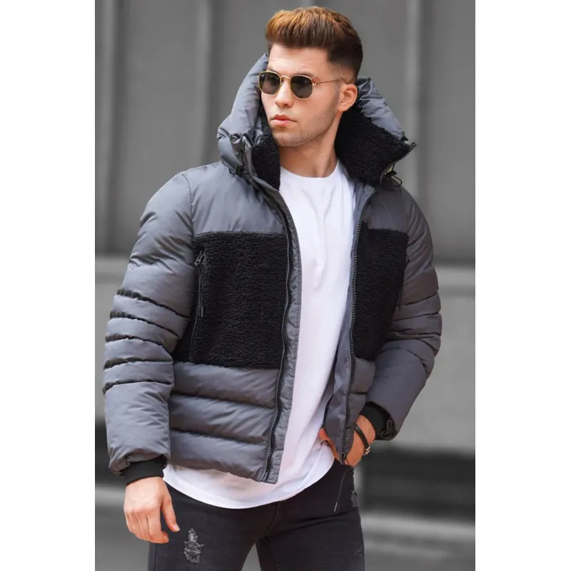 Vīriešu pelēka jaka Donald PK9353 Premium