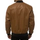Karameļkrāsas eko ādas vīriešu jaka Lugon JB/JP1147