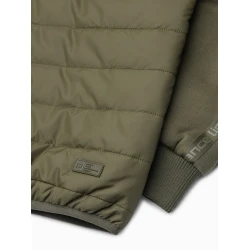 Khaki jaka ar kapuci vīriešiem Okar