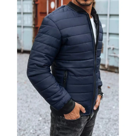 Vīriešu stepēta tumši zila jaka Minti JS/MY02Z