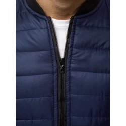 Vīriešu stepēta tumši zila jaka Minti