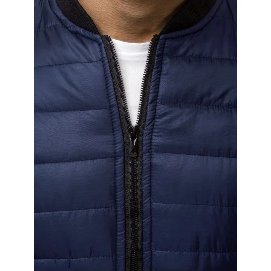 Vīriešu stepēta tumši zila jaka Minti JS/MY02Z