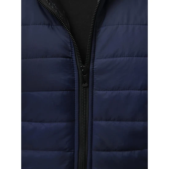 Kidol tumši zila vīriešu jaka ar kapuci Rudens/Pavasaris