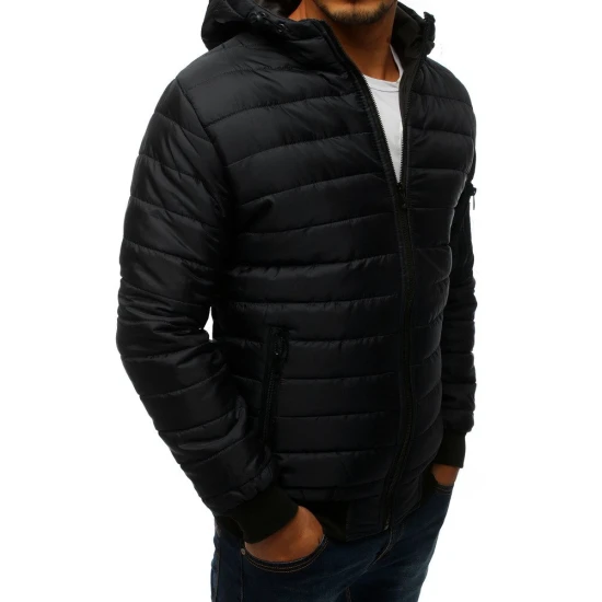 Vīriešu pavasara-rudens jaka melnā krāsā Nosal JS/MY13