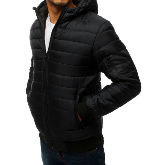 Vīriešu pavasara-rudens jaka melnā krāsā Nosal JS/MY13