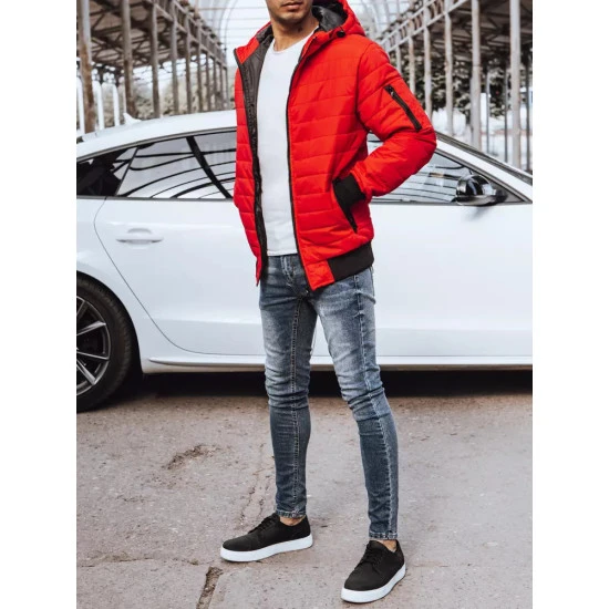 Vīriešu pavasara-rudens jaka sarkanā krāsā Nosal JS/MY13