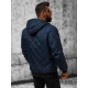 Vīriešu tumši zila jaka ar kapuci Ogmina JS/MY21