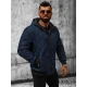 Vīriešu tumši zila jaka ar kapuci Ogmina JS/MY21
