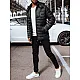 Meeste tepitud jakk must Eter TX4448
