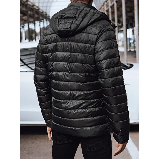 Meeste tepitud jakk must Eter TX4448