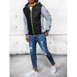 Vīriešu pelēka jaka Nomelo