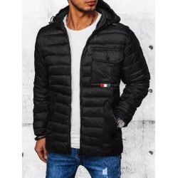 Vīriešu melna jaka Gobar