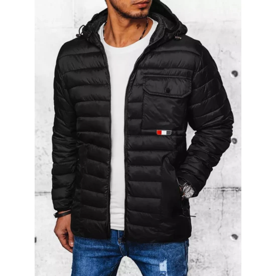 Vīriešu melna jaka Gobar TX4399