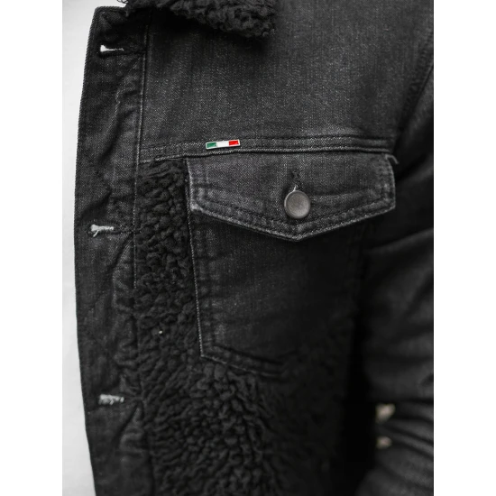 Melna džinsa jaka Biok NB/MJ533N