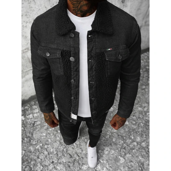 Melna džinsa jaka Biok NB/MJ533N