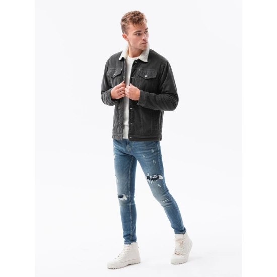 Pelēka jaka Kensi C524