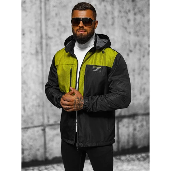 Vīriešu jaka melna Hira JS/22M311/392