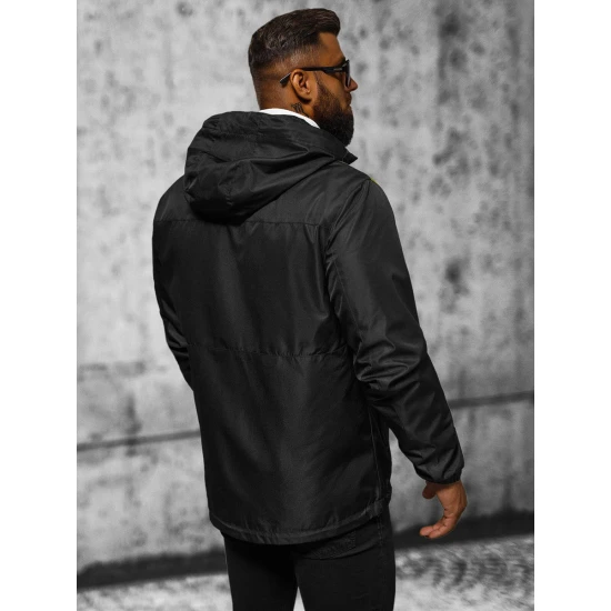 Vīriešu jaka melna Hira JS/22M311/392